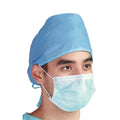GB19083-2010 Standard BFE 98% 3ply Disposable Non Woven Blue Earloop Surgical Face Mask Latex Free Breathable CE Certified