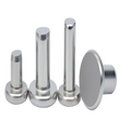 1/4 X 1/2 Solid Steel Rivets 8mm M10 Stainless Steel Flat Round Head Solid Rivet