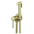 Stainless Steel Brushed Gold Portable Hand Held Hanc Shower Bidet Sprayer Shattaf