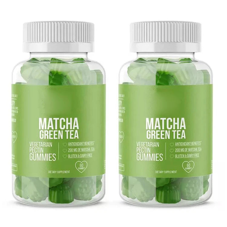 OEM Private Label Sugar Artificial-color Free Vegan Loss Weight Fat Burning Slimming Vitamin Matcha Green Tea Gummies MegaBDM