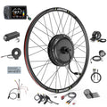 Varstrom 48V 1000W Rear Hub Motor Kit Thumb Throttle Disc Brake LCD Display for Electric Bicycle Conversion EKD01 Display