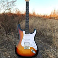 OEM ST-211 39-Inch Electric Guitar with Rosewood Fingerboard Basswood Body 6 Strings Polished Finishing