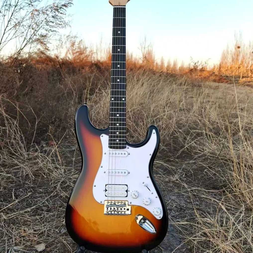 OEM ST-211 39-Inch Electric Guitar with Rosewood Fingerboard Basswood Body 6 Strings Polished Finishing