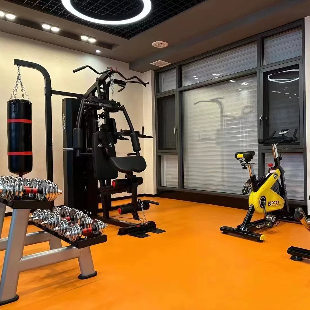 Enlio 6.0mm PVC Safety Cushioned Floor Tiles - Multi-Activity Play & Fitness for Gyms Kids' Fitness - Durable Waterproof