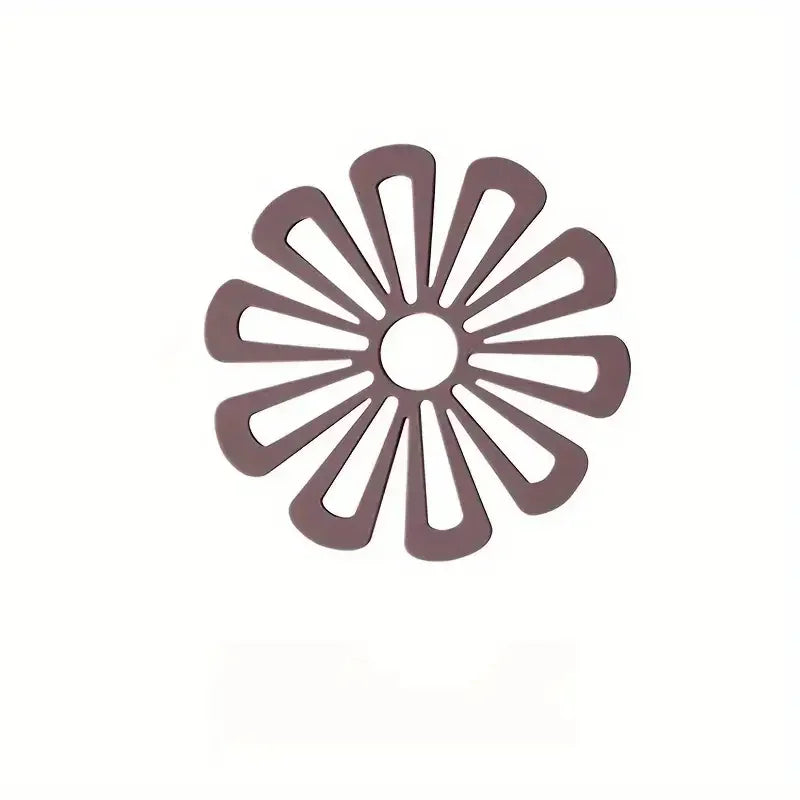 Nordic Style Flower Shaped Table Mat Thickened Heat Insulation Anti Scald Non Slip Coaster for Dining Table and Household Plates
