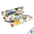 Made in Germany - Pre-Pasted Wallpaper Rolls Floral White Green - Non Woven Vinyl - Flower Wallpaper Pre-glued - 1005 x 053 m