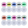 LED Bottle Sticker Coasters & Lights-Eco-friendly RGB Color Printable Logo for Graduation Parties