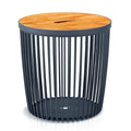 CLUBO 25L garden basket/decorative side table stand dimensions (mm) 335x335x330 Anthracite color