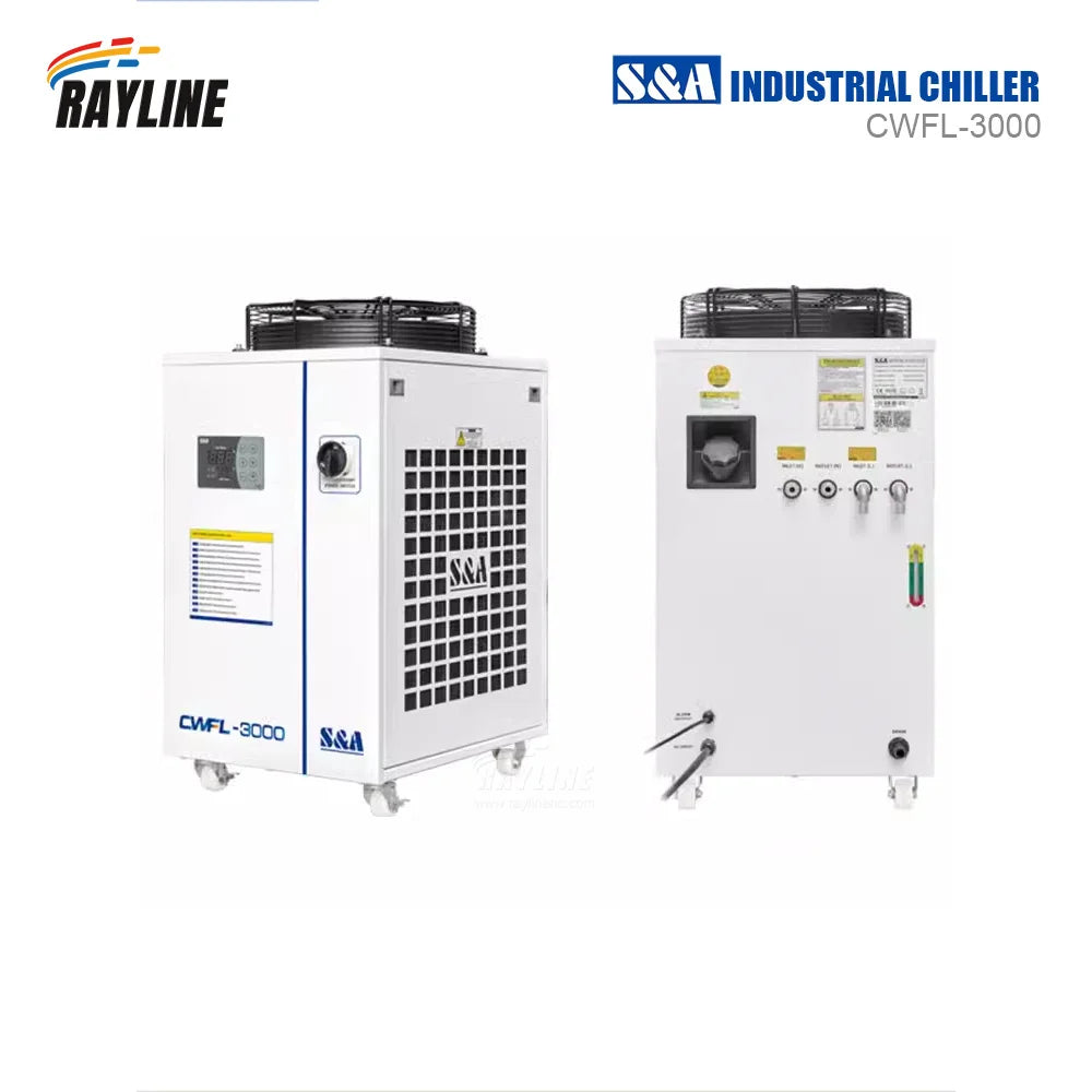 Original S&A Industrial Water Chiller CWFL-1500AN CWFL-2000AN CWFL-3000AN Laser Cutting Machine Water Cooling System 50/60Hz MegaBDM