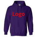 High Quality 500gsm Heavyweight Pullover Hoodie for Men Drop Shoulder No Strings Embossed French Terry Hoodie Plain Dyed