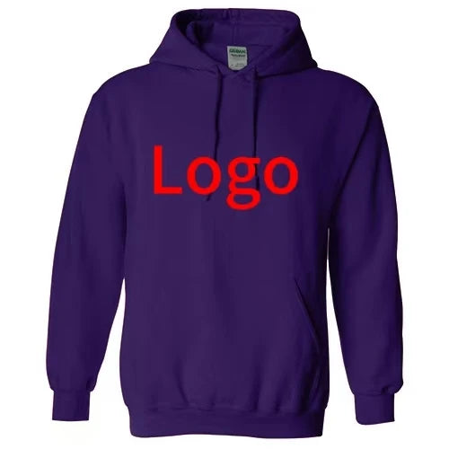 High Quality 500gsm Heavyweight Pullover Hoodie for Men Drop Shoulder No Strings Embossed French Terry Hoodie Plain Dyed