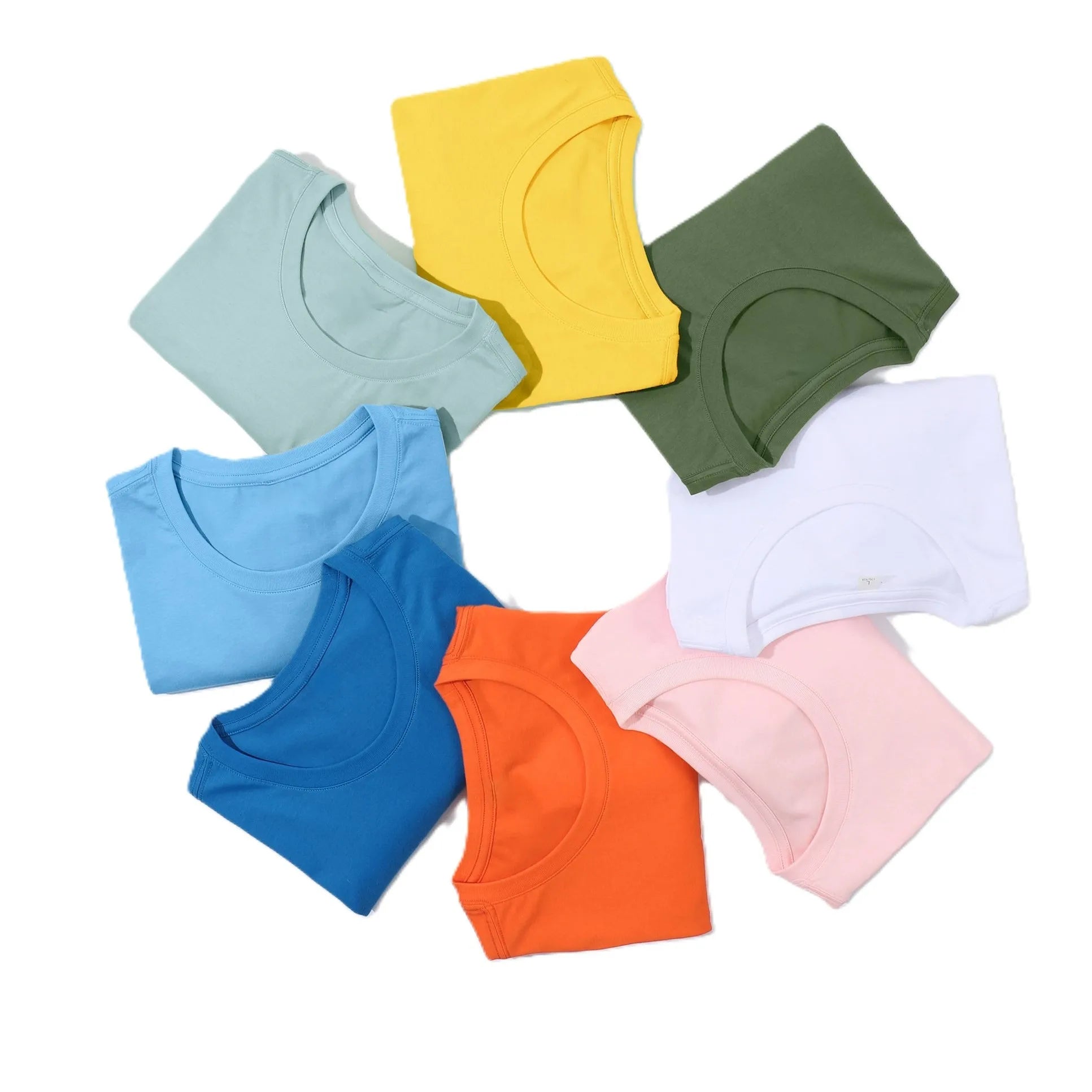 Bangladesh China Factory Price Combed Cotton Drop Shoulder T-Shirt Solid Color Plus Size Loose Fit for Four Seasons T Shirt