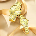 SINOBI Luxury Couple Watches Men Women Business Quartz Wristwatch Pair Steel Band Waterproof Watches Fashion Ready to Ship MegaBDM