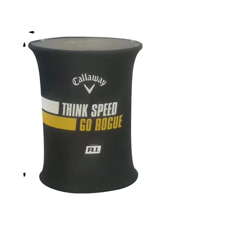 High Quality Foldable Aluminum Alloy Frame Pop-Up Table Display Custom Color Thermal Transfer Printing for Trade Show