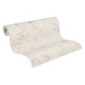 Made in Germany - Wallpaper rolls Leaf Tendril Beige Cream Brown - Non Woven - Wallpaper Floral for Walls - 1005 x 053 m