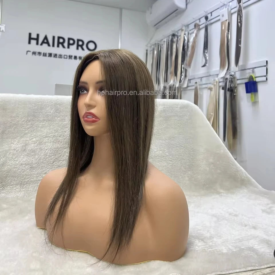 Remy Human Hair Closure Silk Base Toppers for Women Hair Loss Problem