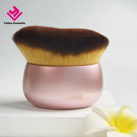 Private Label Makeup Blending Brush for Self Tanner Wide-Headed Portable Self Tanning Brush