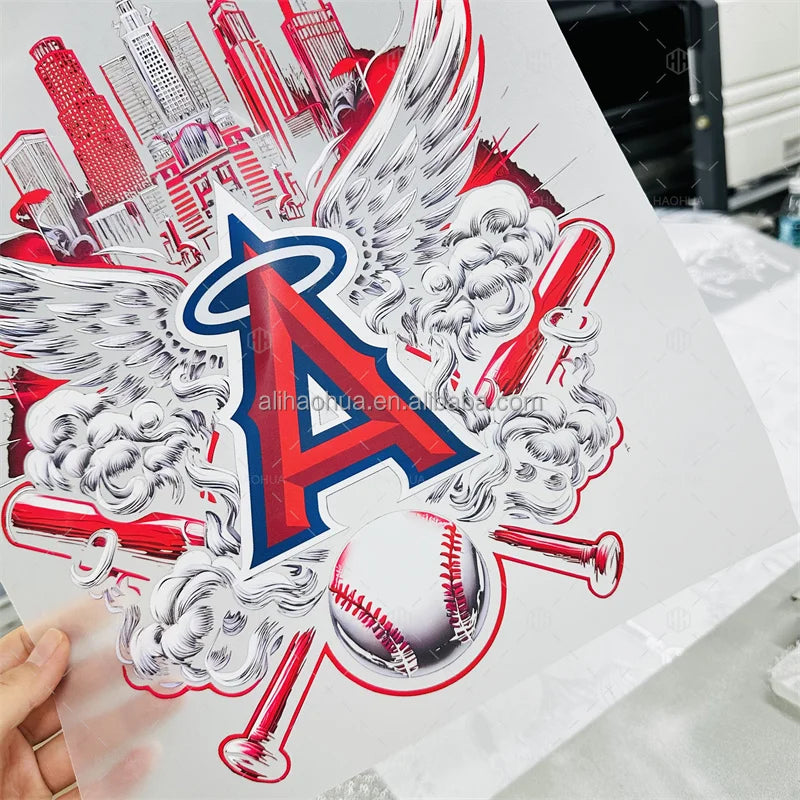 Eco-friendly Custom Sports Team on Heat Transfer DTF Designs PET Screen Printing for Washable T-Shirts