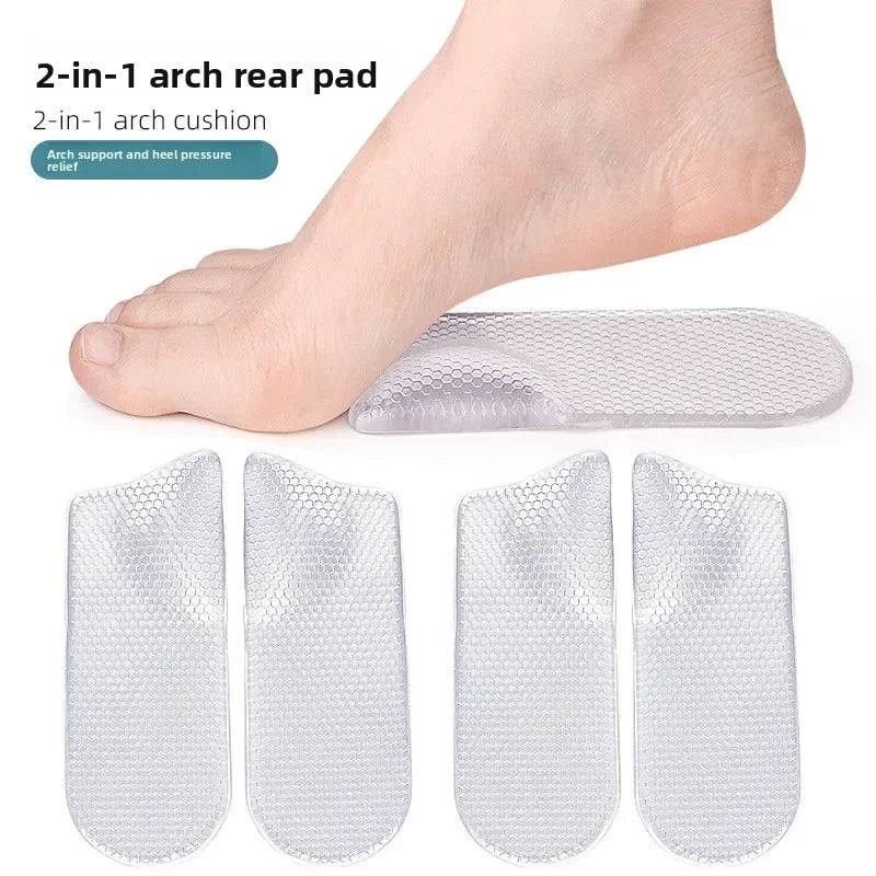 Wholesale Silicone Gel Heel Cups for Foot Pain Relief Orthopedic Heel Pads Inserts for Plantar Fasciitis & Achilles Support