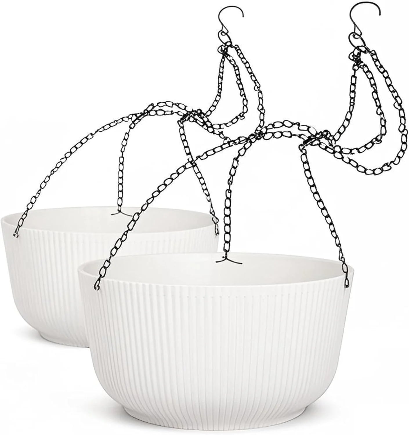 Clear Plastic Ventilated Plant Pots with Drainage Holes and Saucer Breathable Nursery Pots for Healthy Root Growth