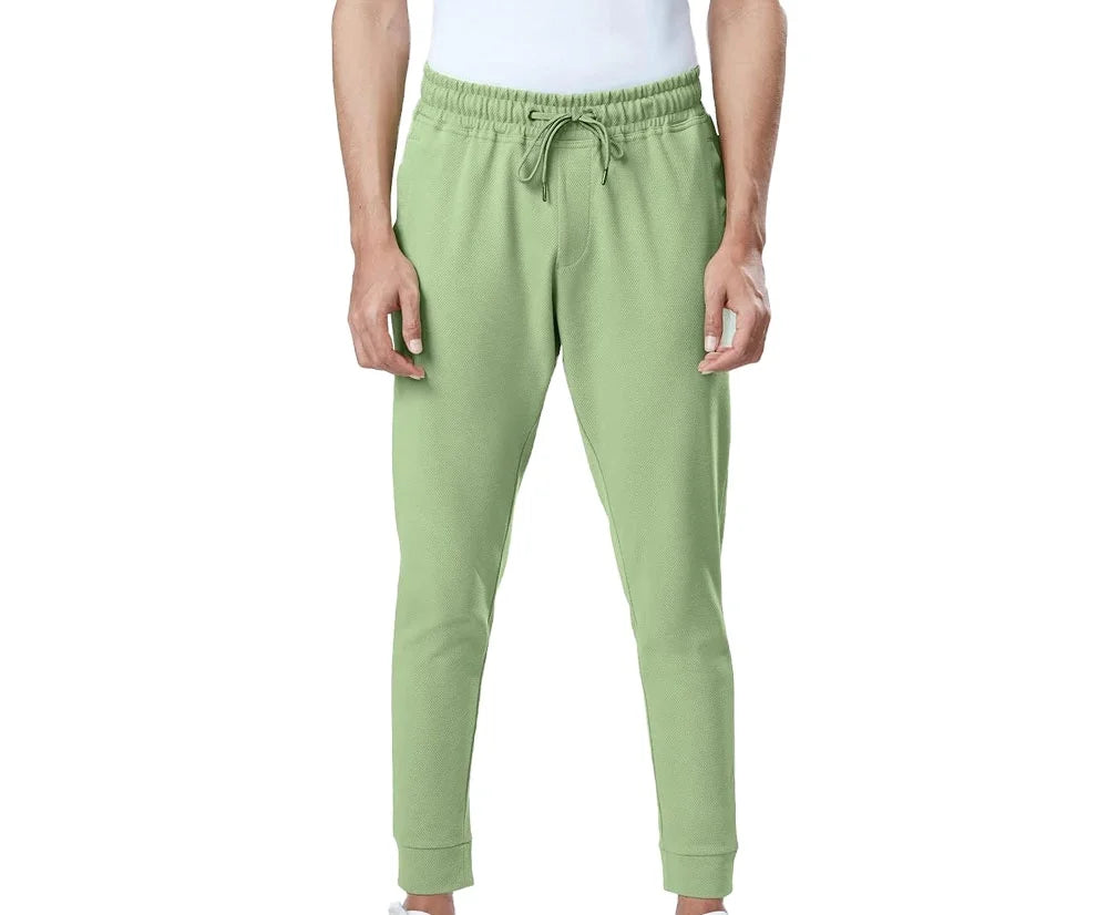 Custom Casual Lightweight Cotton Tracksuit Trousers Men's Breathable Waterproof Sweatpants Jogger Pants Elastic Waist Drawstring