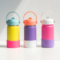 Yeway Bpa Free 500 750ml Double Layer Stainless Steel Kids Water Bottle 12oz Kids Cute Sippy Bottle 350Ml Thermal Sports Bottle