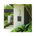 Large Galvanized Steel Outdoor Wall-Mounted Waterproof Mailbox with 100L Capacity and Key Lock for POST and Parcel Delivery