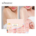 KORMESIC OEM Private Label Moisturizing Brightening Skin Organic Vegan Face Care Whitening Skin Care Set