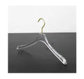 AS 38CM 42CM Custom Logo Wholesale Clear Acrylic Clothing Hangers for Garment Store