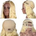 CLJhair Long U Part Wig Blonde Body Wave Wig Made of Brazilian Human Hair MegaBDM