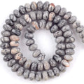 Wholesale Map Jasper for Jewelry Making Beads Natural Stone Abacus Rondelle Spacer Beads 15.5"