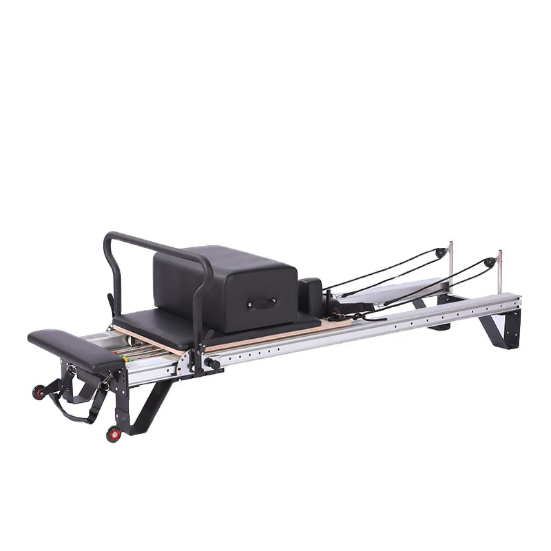 Gym Aluminum Alloy Full Track Reformer Fitness Exercise Yoga Equipment Pilates Reformer Full Metal Bed Frame Pilates Core Bed