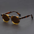 Custom Logo 2025 Retro Men Women Small Square Driving Sun Glasses UV400 TR90 Punk Polygon Sunglasses Men Women