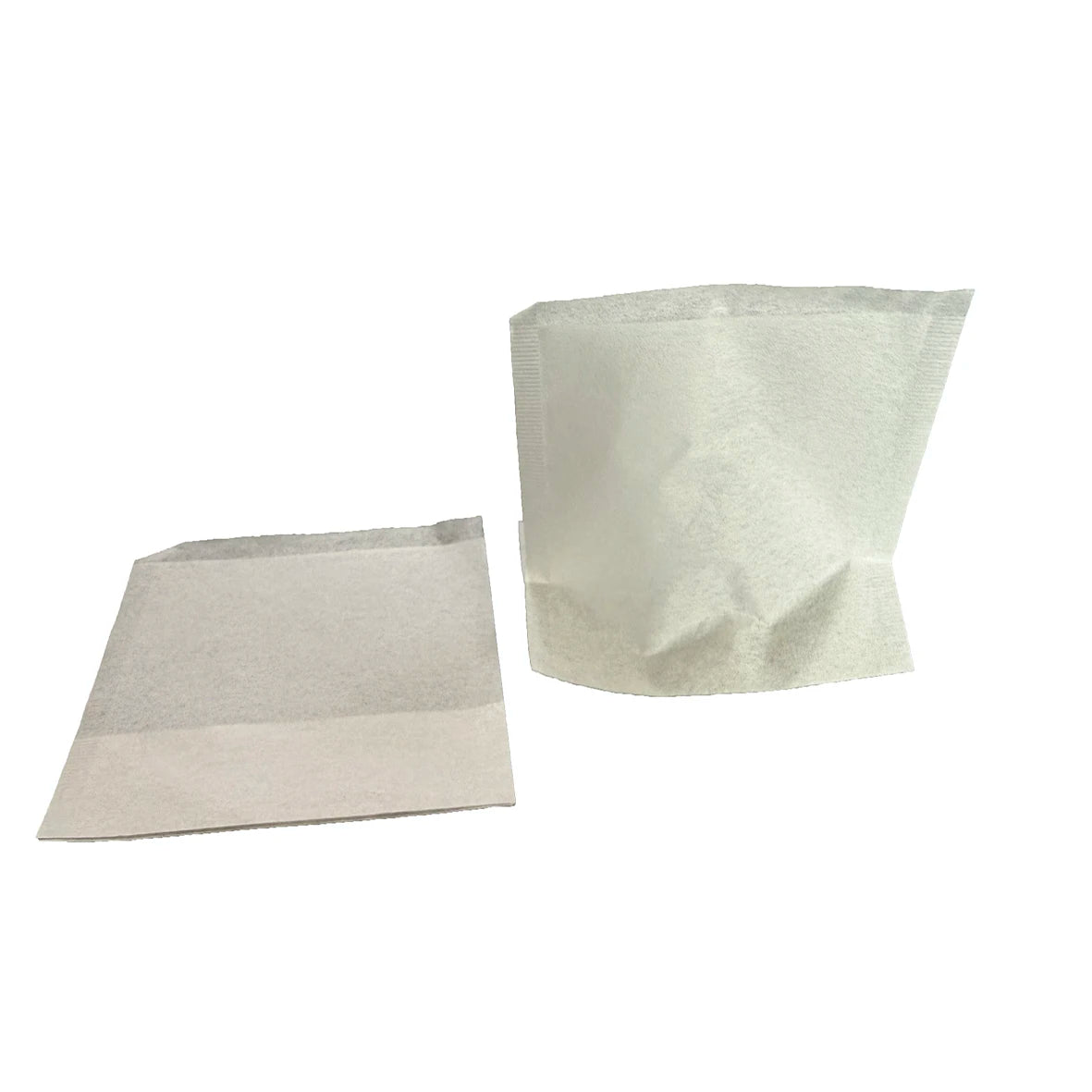 Disposable 100x75mm Heat Seal Tea Bag Lateral Opening Bottom Biodegradable Coffee Filter 100pcs/Bag Made Wood Pulp 21gsm