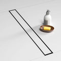 US Dropshipping 24 Inch Matte Black Stainless Steel Linear Floor Drain Modern Design Style for Bathroom with CUPC Certification