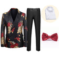 European and American British-style Men's Wedding Suits Groom and Groomsmen Formal Wear Cross-border Plus-size Suits