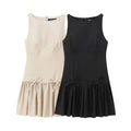European and American Style Floral Bowknot Dress with Retro and Romantic Weaving Suitable for Summer