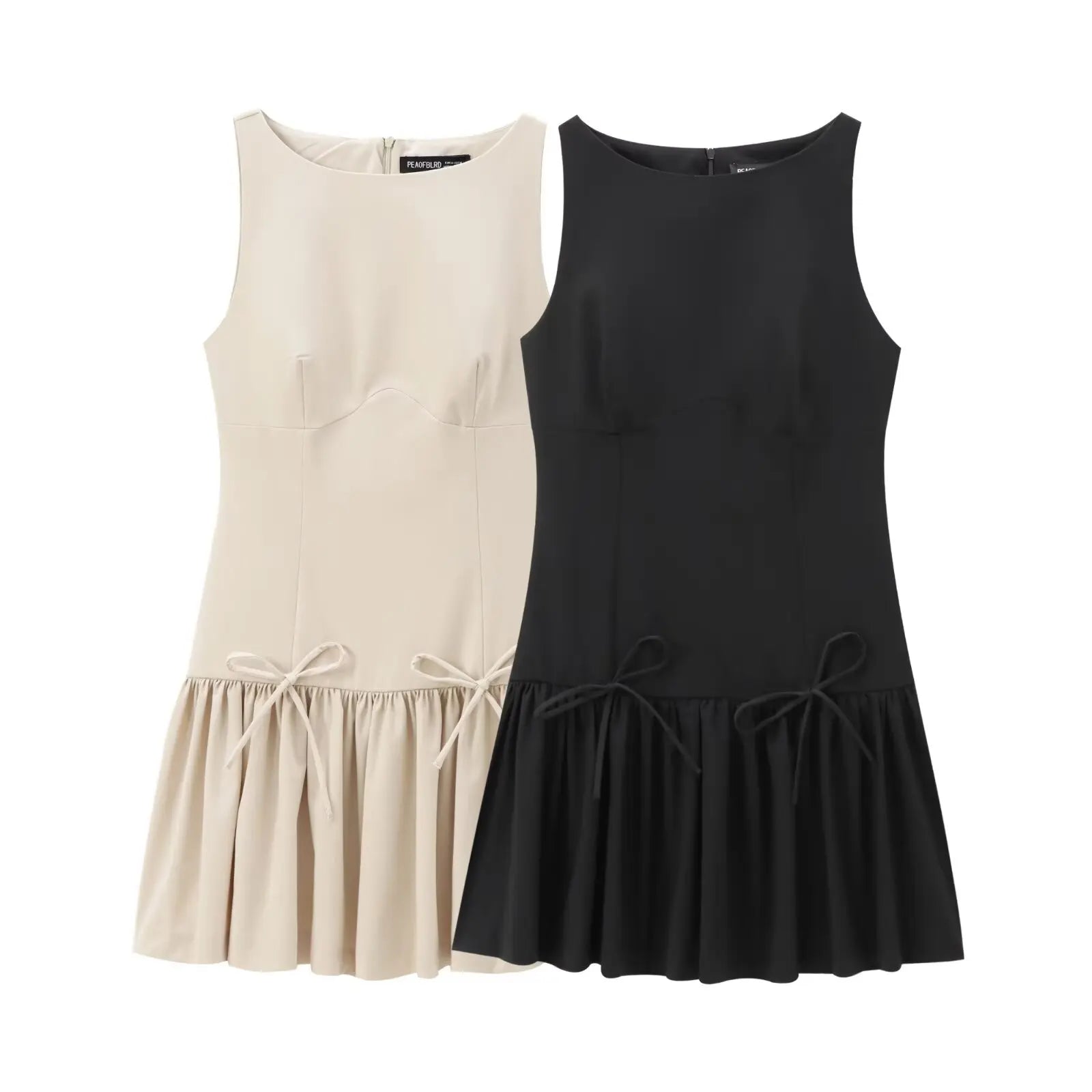 European and American Style Floral Bowknot Dress with Retro and Romantic Weaving Suitable for Summer