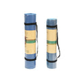 FITA 6 mm Custom LOGO Pure Color Low Price Gymnastics Exercise 6mm Thick Wholesale Carrying Straps TPE Yoga Mat With Carrying