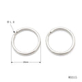 25mm Stainless Steel Split O Ring Heavy Duty Round Key Ring Connector Rust-Proof Metal Keychain O Ring for Accessories