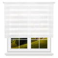 Well Home Day/Night Roller Blind - White 160 x 175cm (width x length)/Fabric size 157 x 170cm