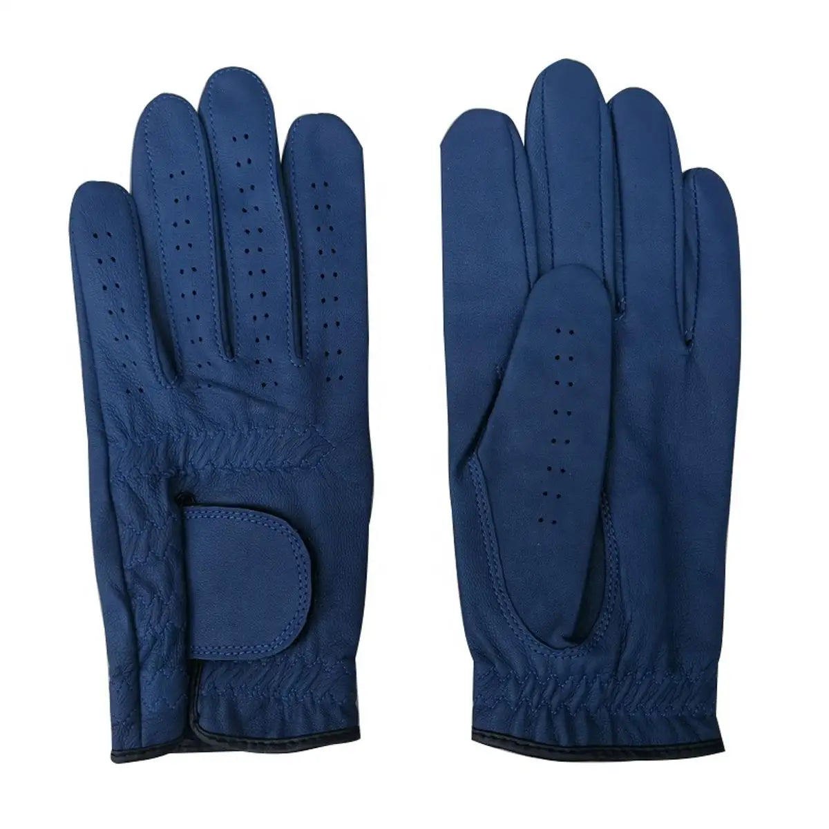 Custom loogo Premium Quality White sheepskin Leather Golf Gloves for Men Breathable Custom Logo for Sports Soft Leather