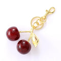 Manufacturers Direct Sales New Cherry Keychain Bag Pendant Women Bag Jewelry Beautiful Car Keychain 3D Crystal Cherry Keychain