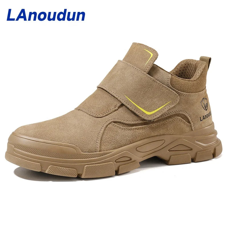 LAnoudun  Safety Shoes Anti-puncture Safety Work Boots Fashion Safety Work Shoes