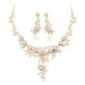 New Fashion Necklace Set Sweater Chain Collarbone Chain Alloy Jewelry Set for Women