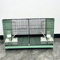 Large Iron Multi-layer Bird Breeding Cage Plastic Tray-Movable Universal Wheels Modular Expandable No Need Replace Long-Term Use