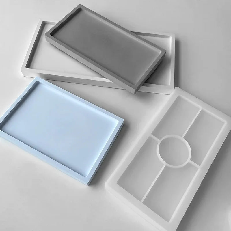 DIY Irregular Tray Dish Silicone Mould Cloud Tray Gypsum Cement Mold Jewelry Storage Tray Epoxy Resin Molds Home Decoration