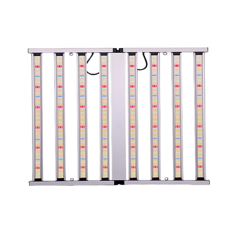 China Full Spectrum 8 Bar Commercial Grow Light 1000W Foldable Dimming 4X4 Hydroponic Grow Box Light Europe Warehouse Stock