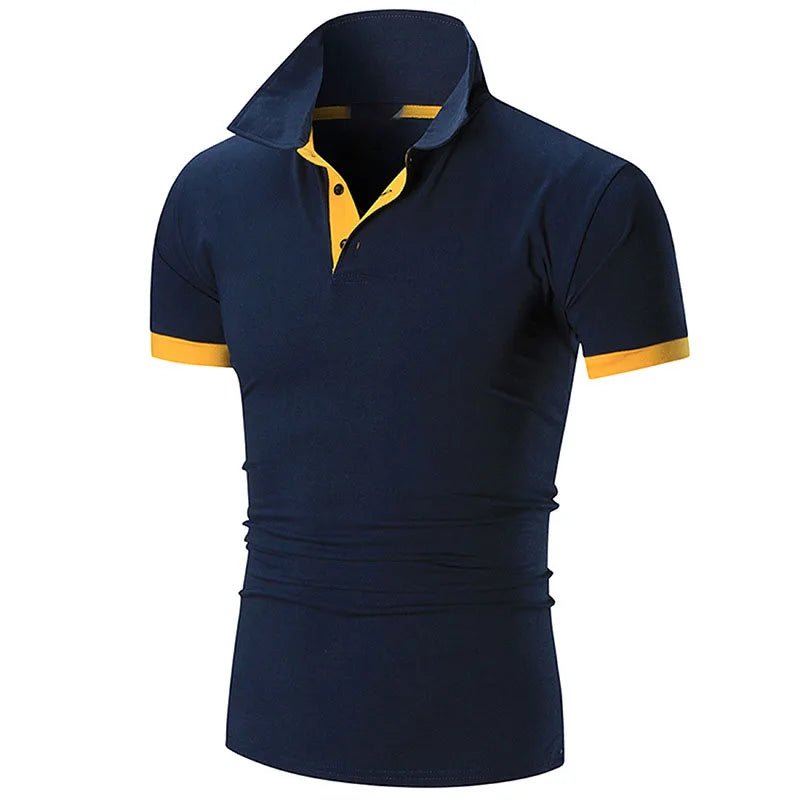 Oem customized men's polo shirt summer short sleeve tshirts men's