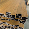 SONSILL Waterproof Hollow Outdoor WPC Wall Panel Exterior Decorative Wood Plastic Square Tubes